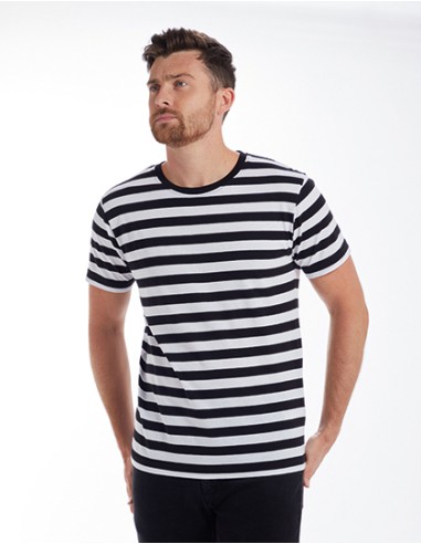 M-M109S-Mens Stripy T